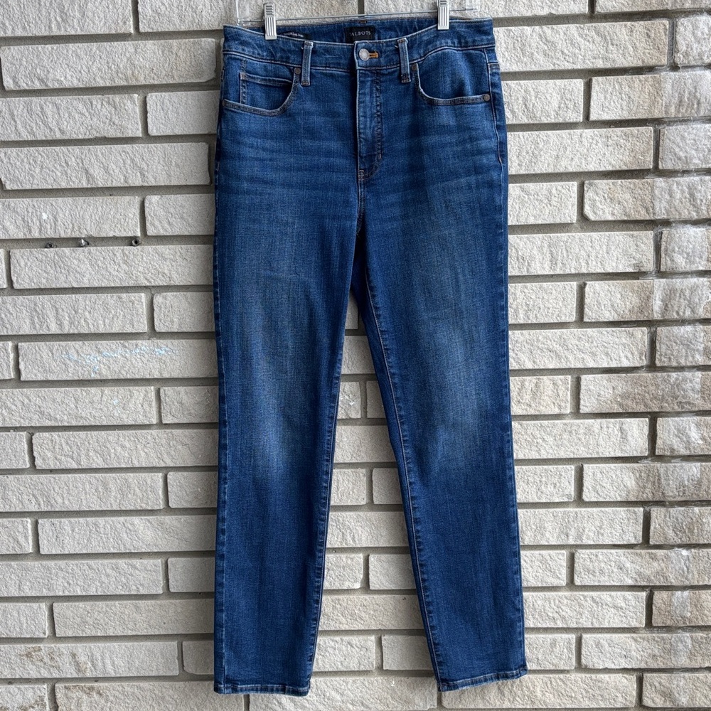 Talbots Straight Leg Jeans Medium Blue Size 6